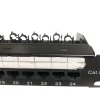 5e-1 UTP Cat.5e Patch Panel 24Port Dual Use IDC with Smart Cable Manager