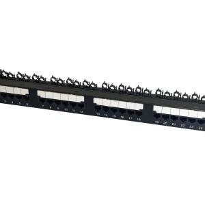 5e UTP Cat.5e Patch Panel 24Port Dual Use IDC with Smart Cable Manager