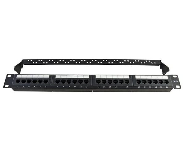 cl-p2524u-c5e_1601264439 UTP Cat.5e Patch Panel 24 Port 110 IDC With Back Bar