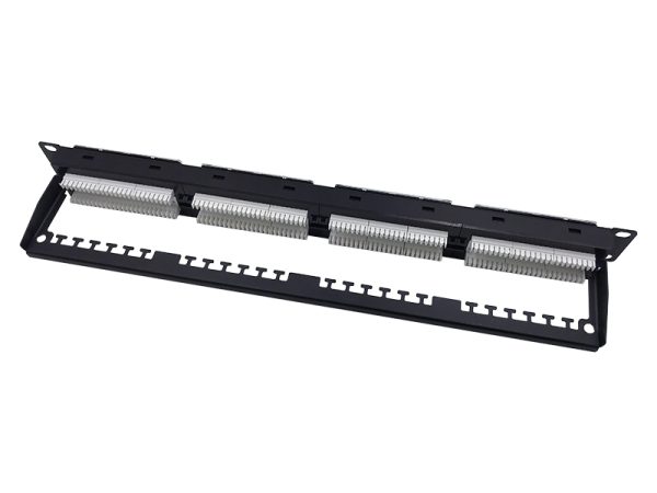 UTP Cat.6 Patch Panel 24 Port Dual Use IDC With Back Bar