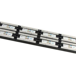 UTP Cat.6 Patch Panel 48 Port Dual Use IDC With Back Bar