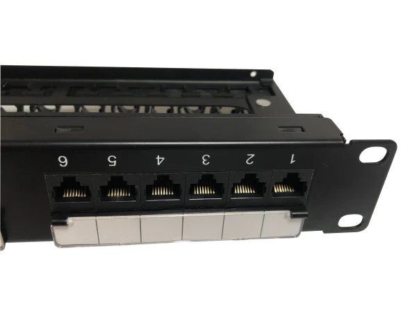 webp UTP Cat.5e Patch Panel 24Port Dual Use IDC with Smart Cable Manager